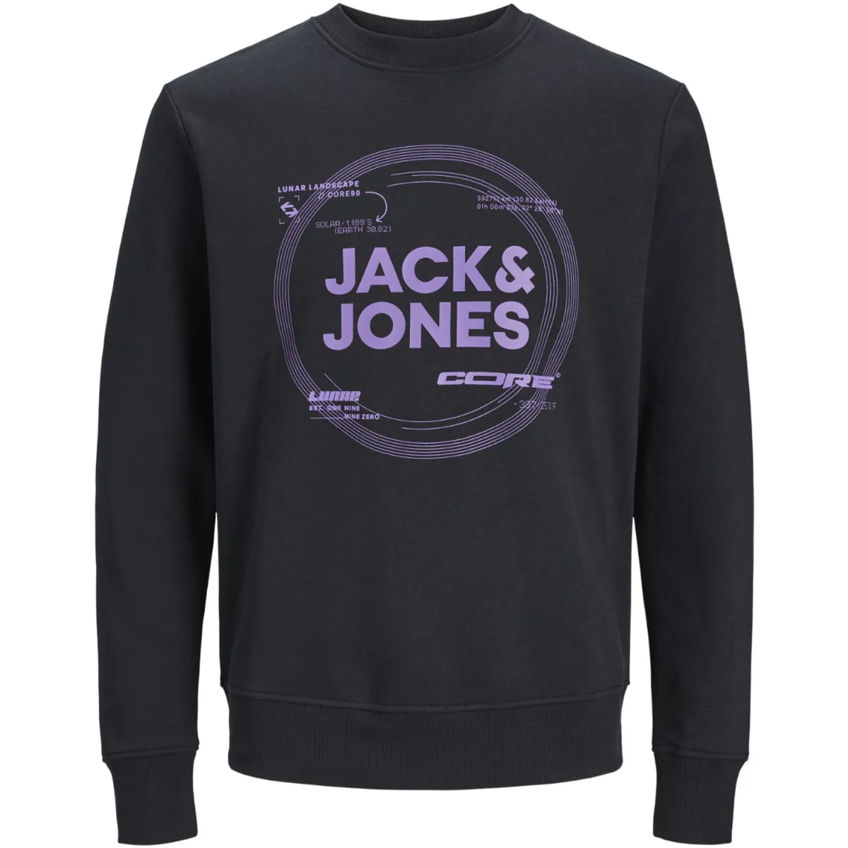 12247681 JCOPILOU SWEAT CREW NECK JNR BLACK