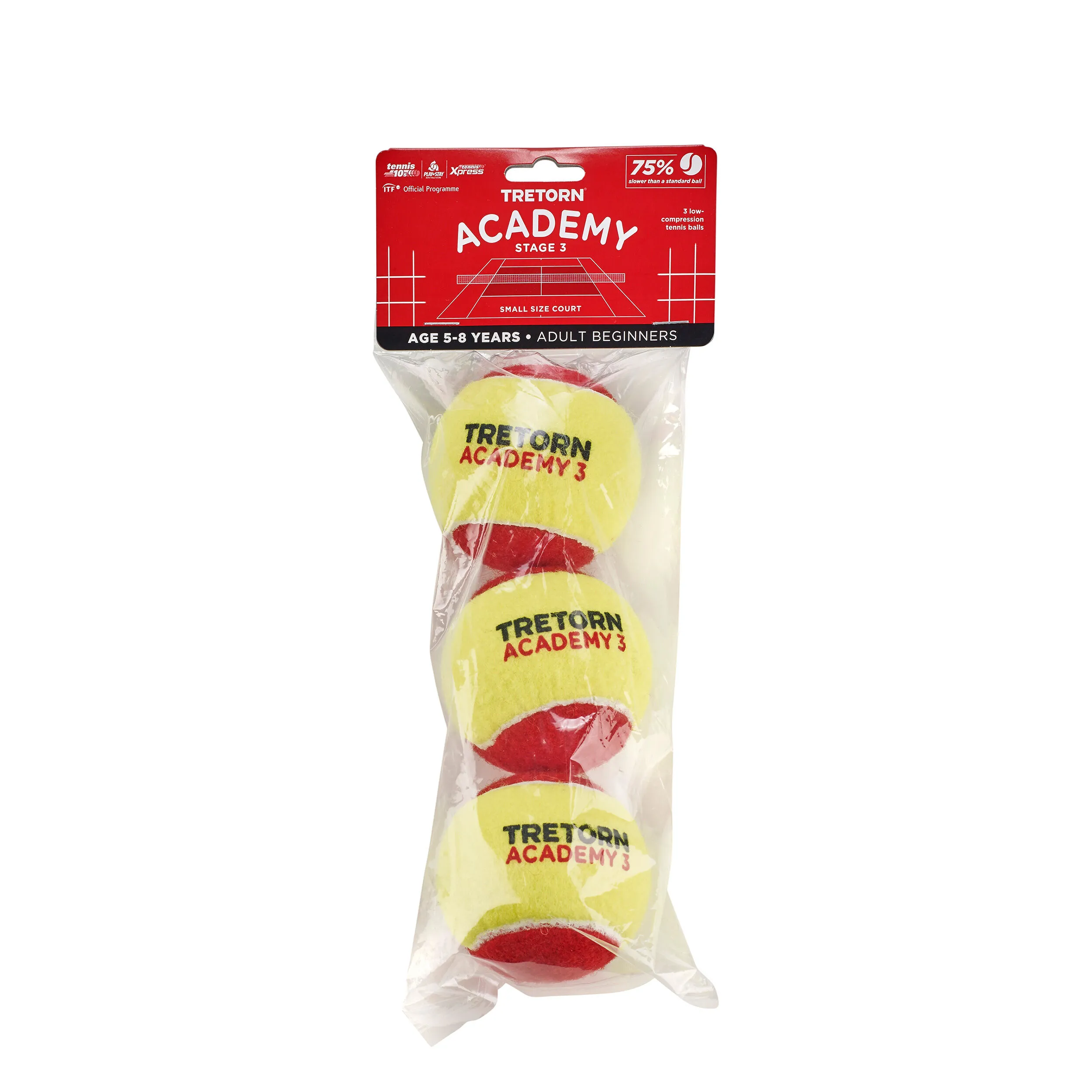 Academy Red Bote De 3 Pelotas