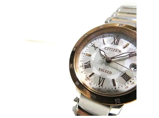 & OTHER STORIES RELOJ SOLAR RADIOCONTROLADO DE ACERO INOXIDABLE PLATEADO PARA MUJER CITIZEN  MODELO H060T022634 (PREOWNED