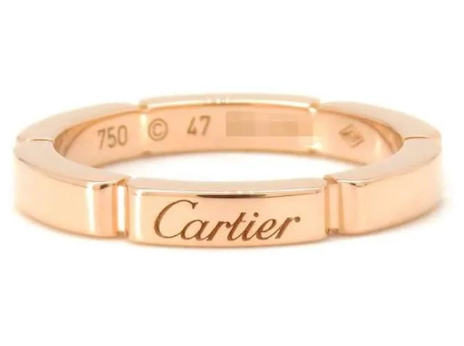 Anillo Cartier Maillon Panthère K18PG Dorado 