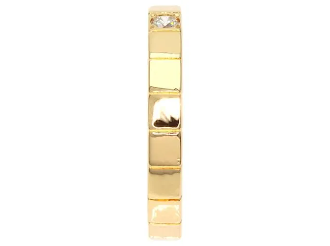 Anillo de diamante Cartier Lanier 1P Dorado 