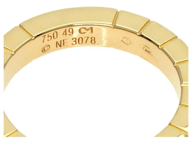 Anillo de diamante Cartier Lanier 1P Dorado 