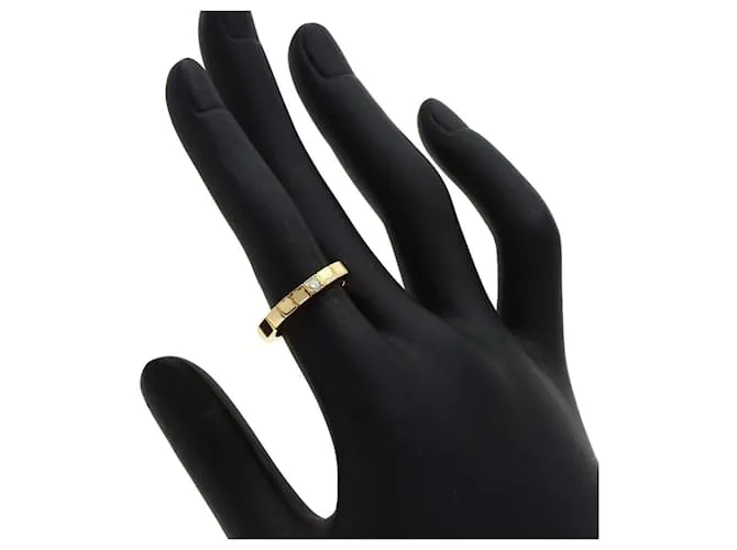 Anillo de diamante Cartier Lanier 1P Dorado 