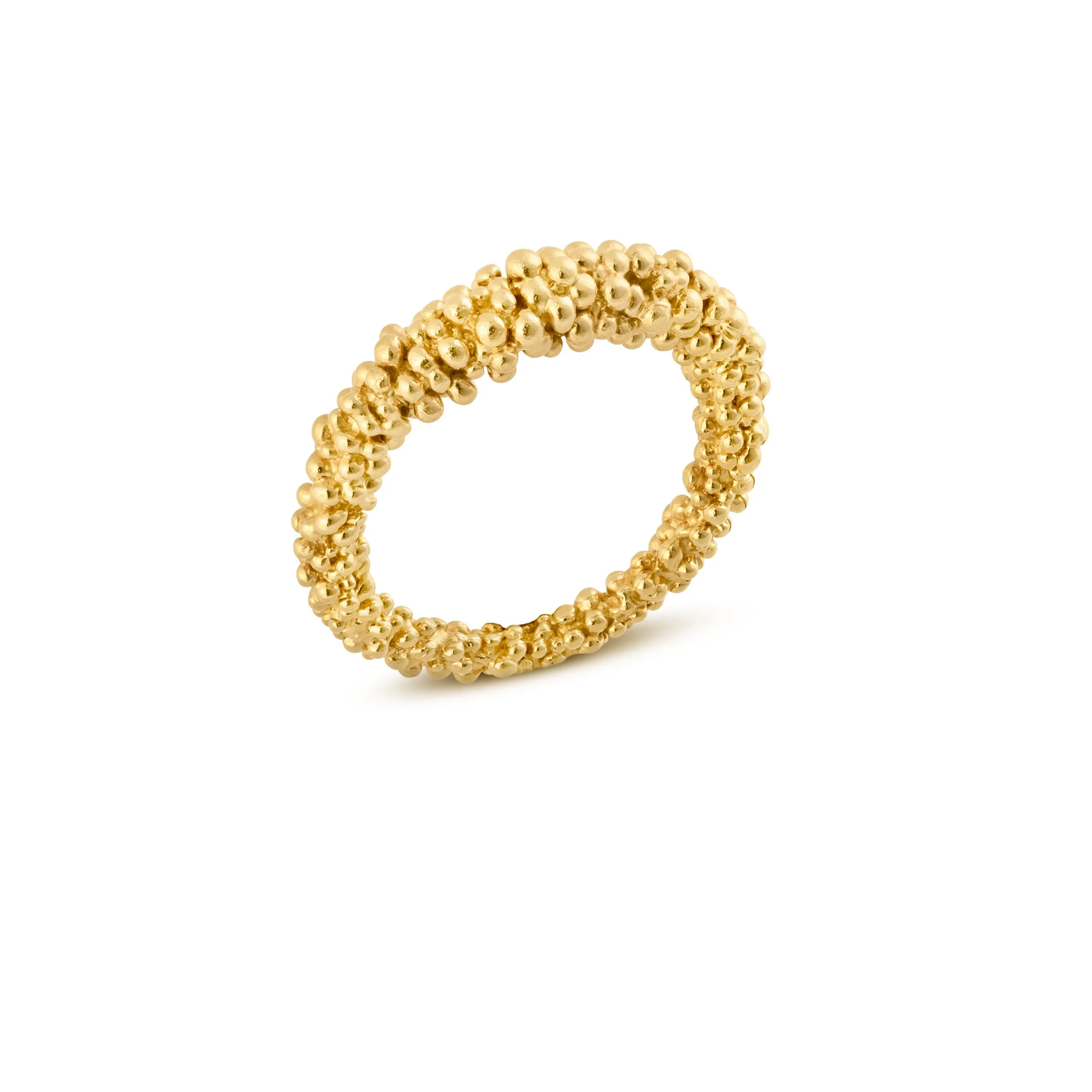 Anillo dorado Stardust de Carme Fàbregas