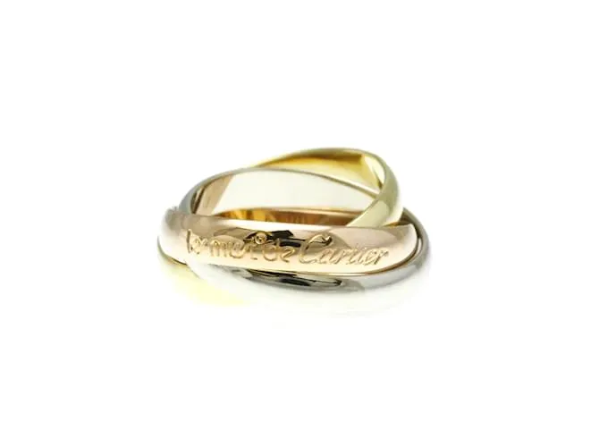 Anillo Trinity de Cartier Dorado 