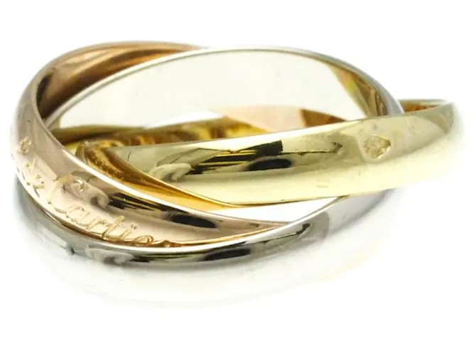 Anillo Trinity de Cartier Dorado 