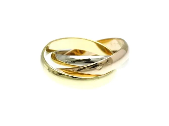 Anillo Trinity de Cartier Dorado 