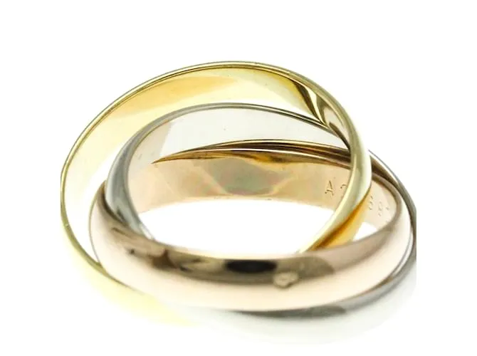 Anillo Trinity de Cartier Dorado 