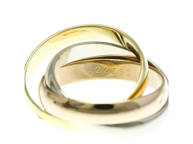 Anillo Trinity de Cartier Dorado 