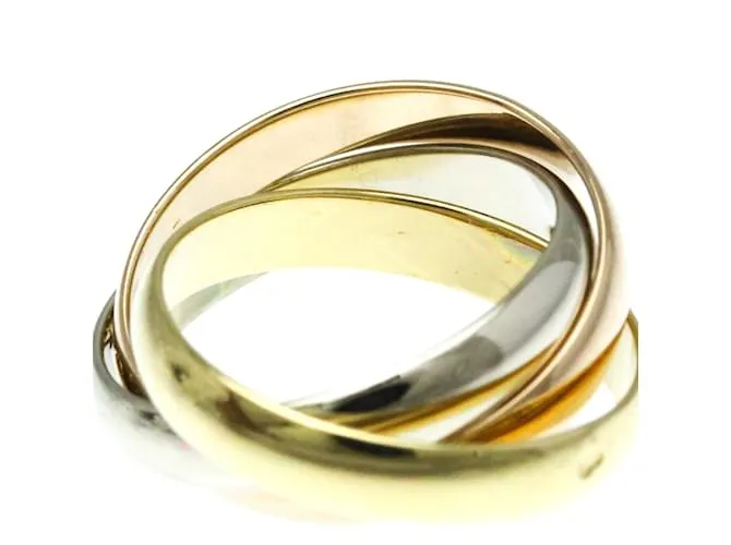 Anillo Trinity de Cartier Dorado 