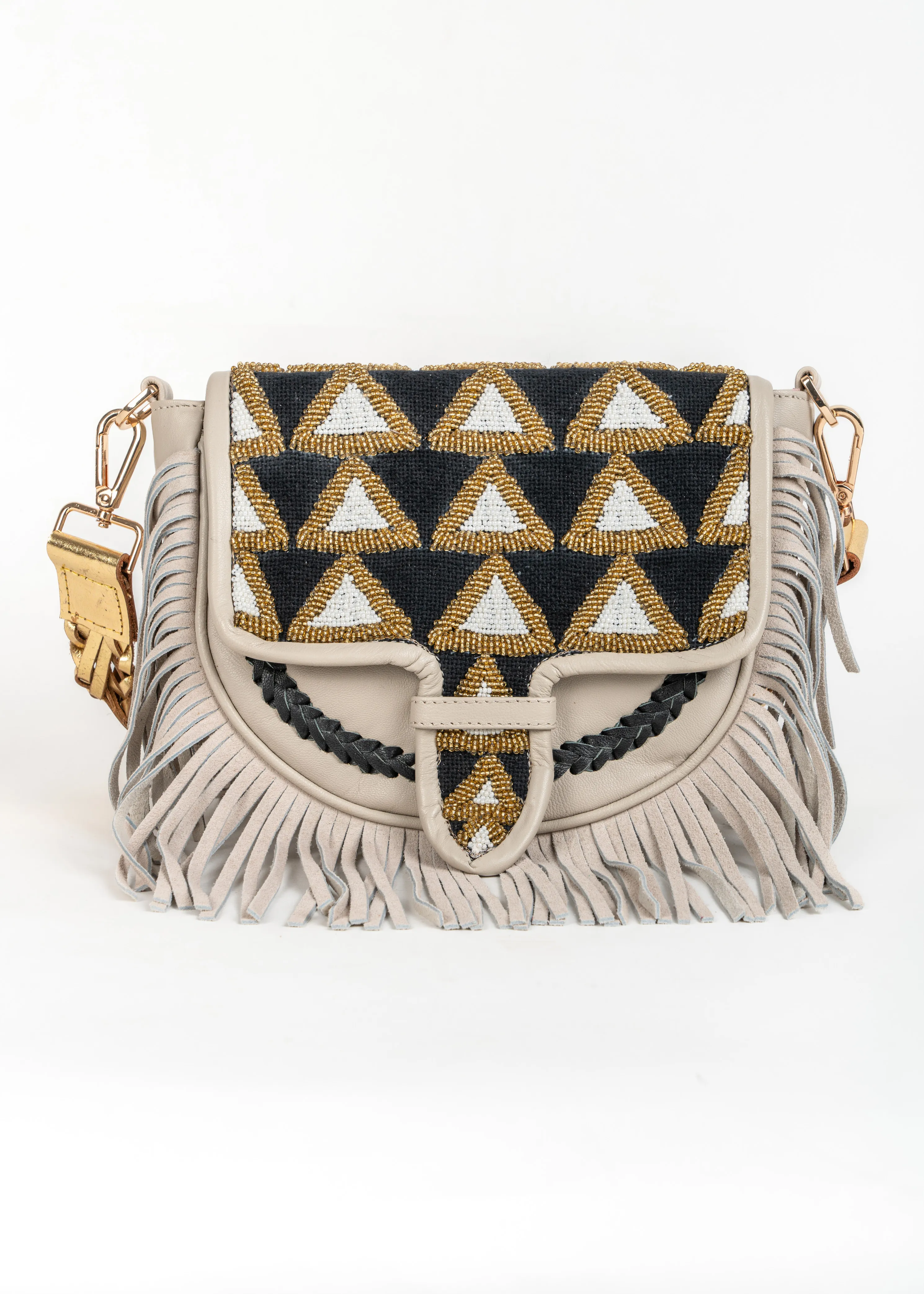Bandolera piel Medellin Negro