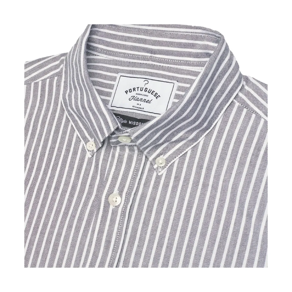 BELAVISTA STRIPE SHIRT  BLACK