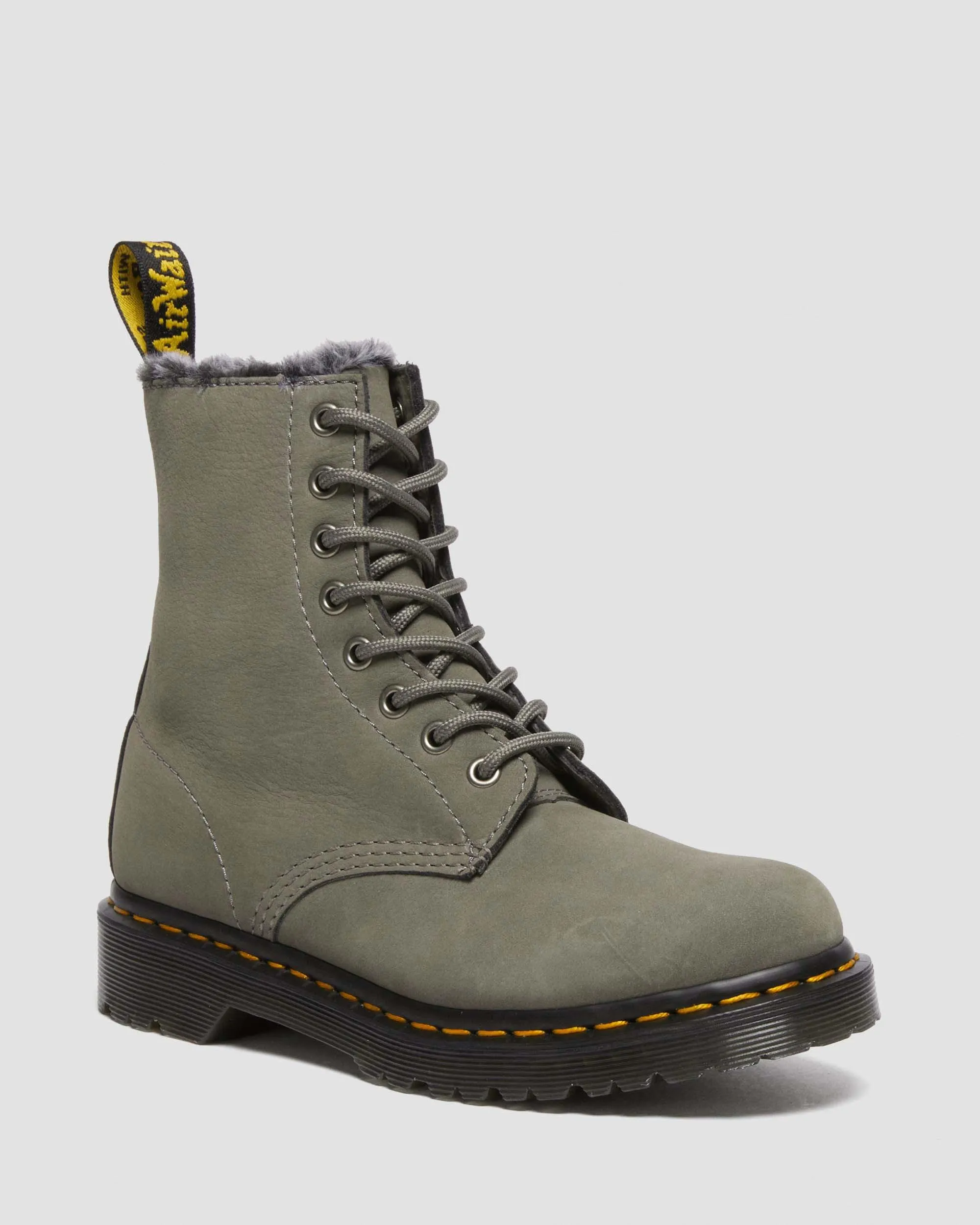 Botas 1460 Serena de piel Nobuk con forro sintético