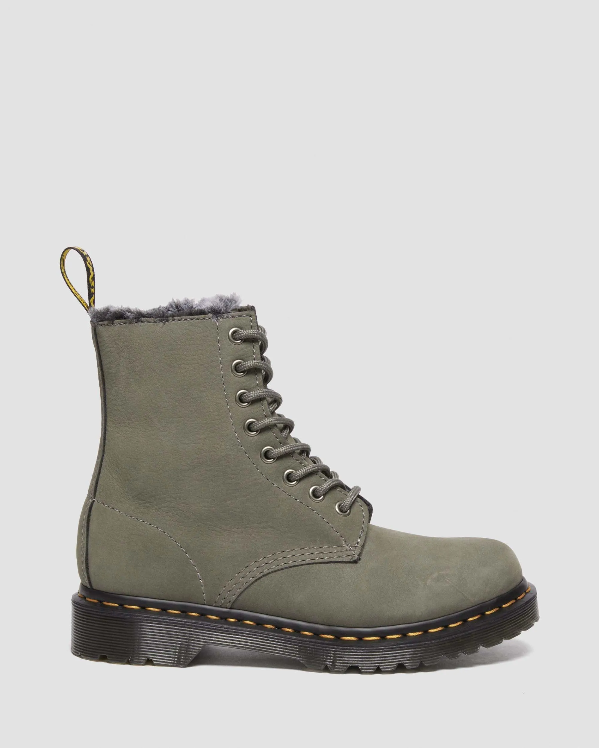 Botas 1460 Serena de piel Nobuk con forro sintético