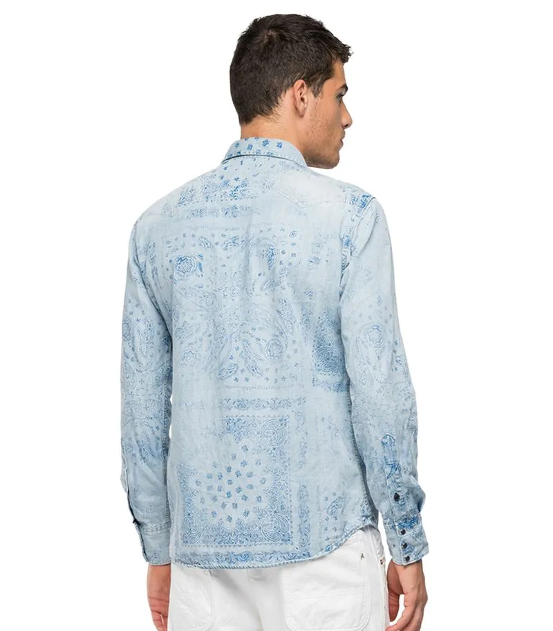 Camisa Para Hombre Shirt Replay 50528