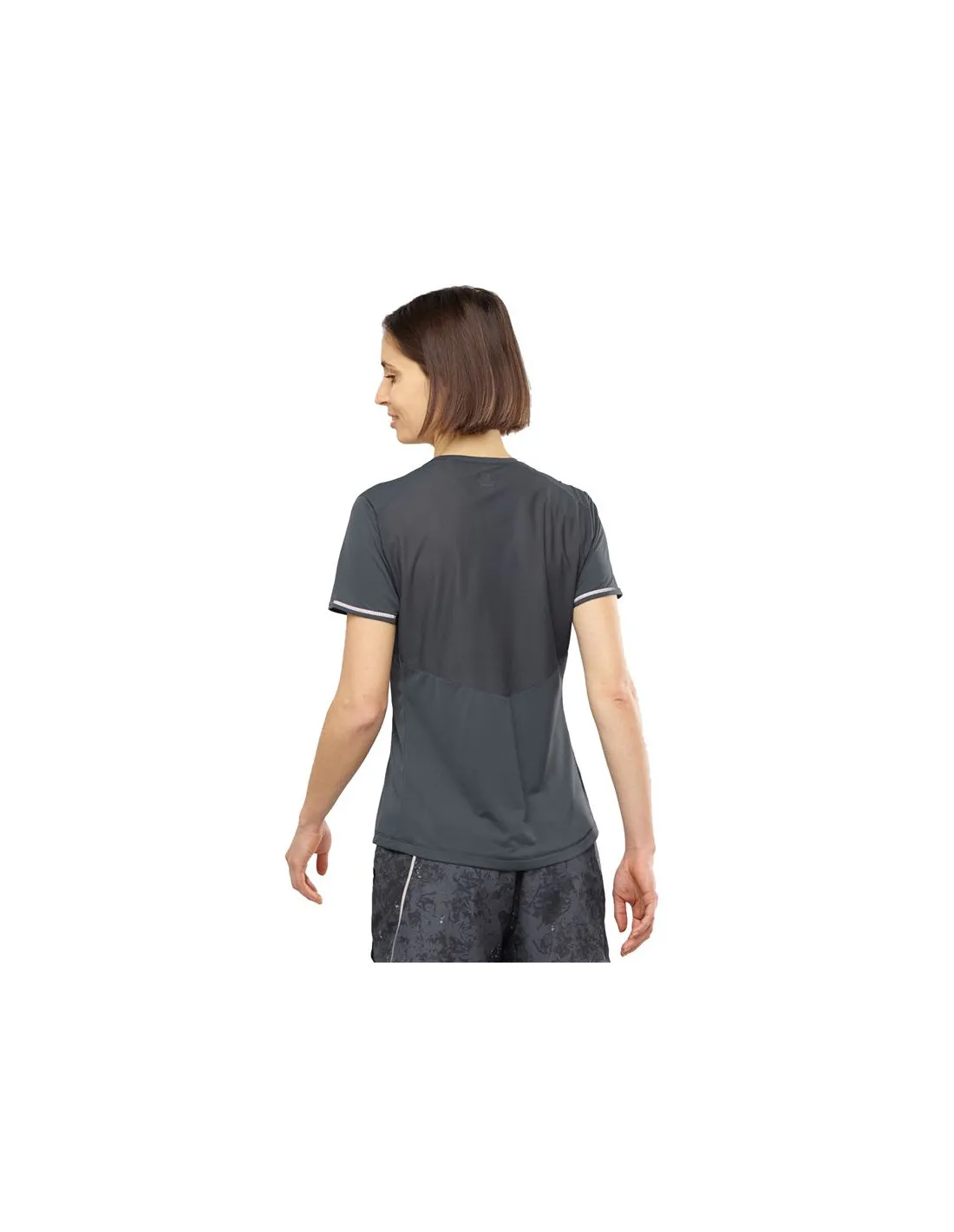 Camiseta de Fitness Salomon Agile Gris