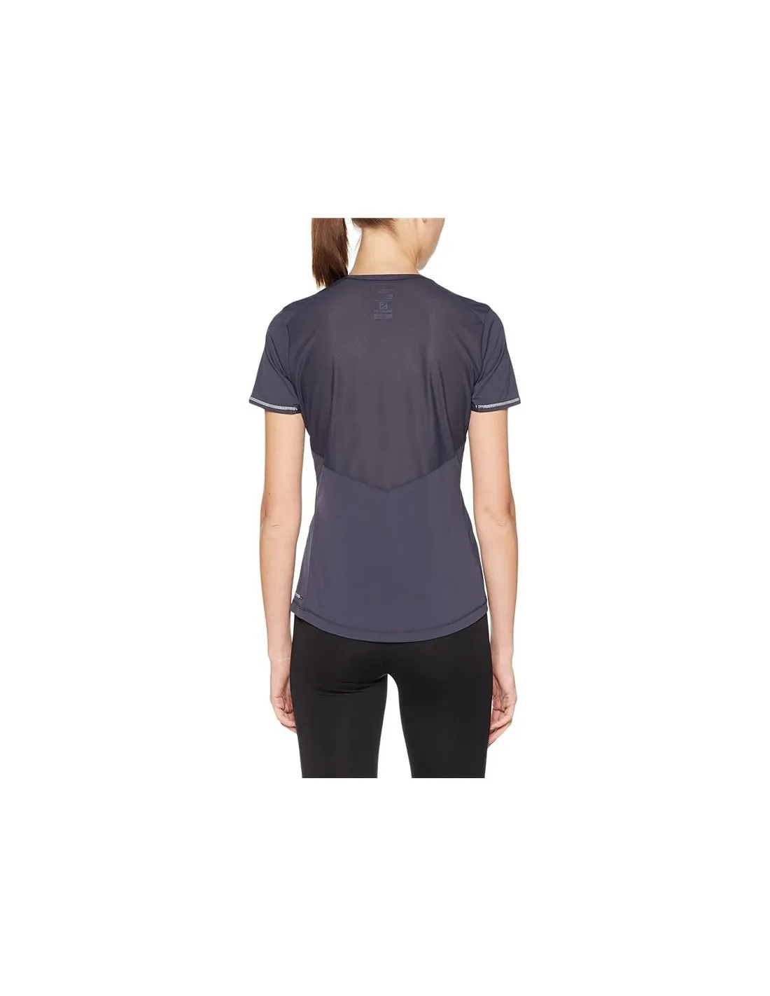 Camiseta de Fitness Salomon Agile Mujer Gris