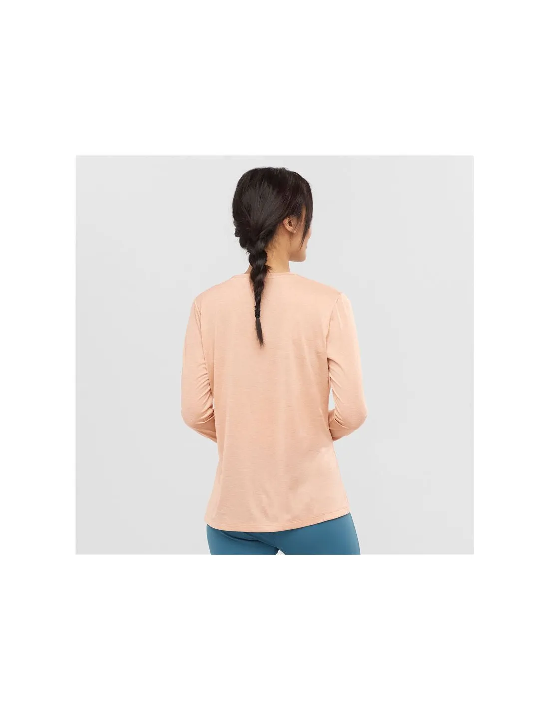 Camiseta de senderismo Salomon Agile W Pink