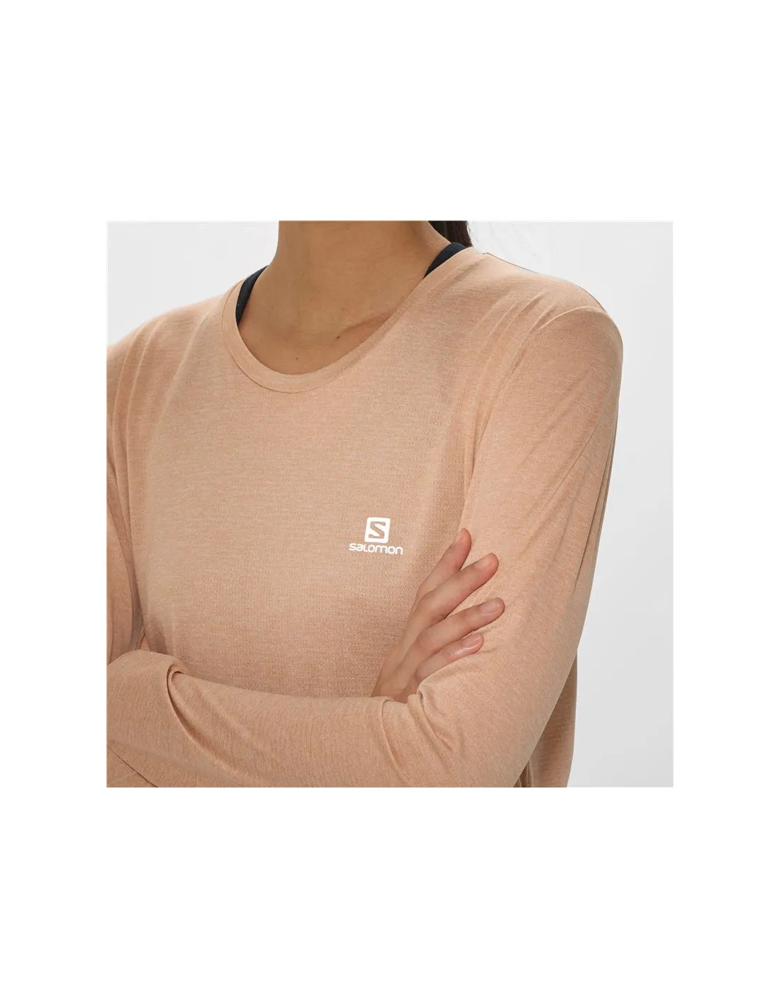 Camiseta de senderismo Salomon Agile W Pink