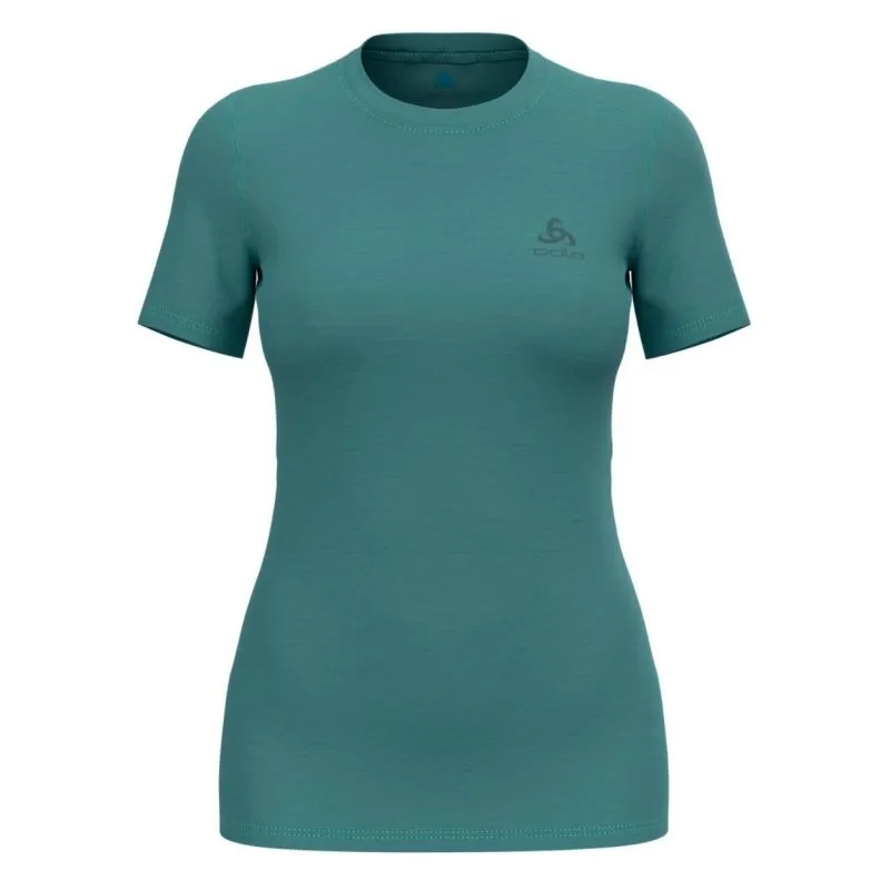 Camiseta Odlo Mujer BL TOP CREW NECK S/S MERINO 160 (arctic)