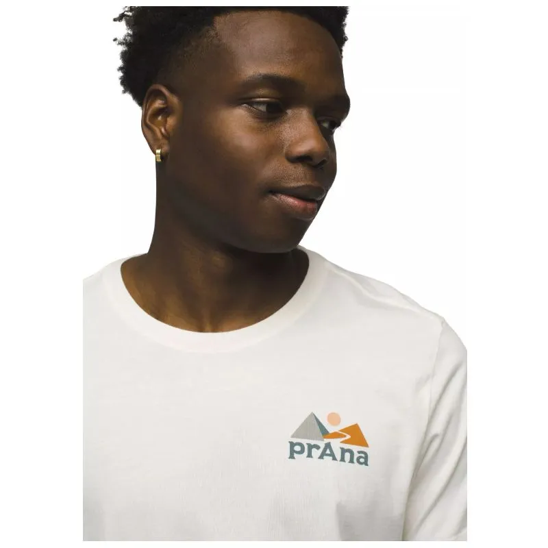 Camiseta Prana Everyday Peaks SS Tee (Canvas) Hombre