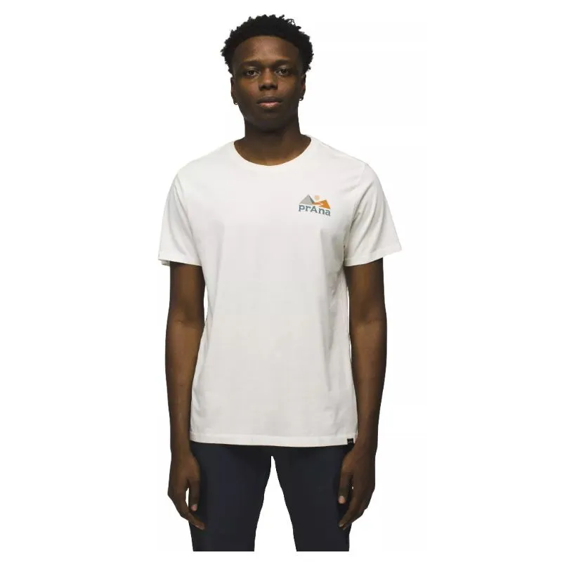 Camiseta Prana Everyday Peaks SS Tee (Canvas) Hombre