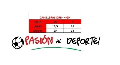 CANILLERAS FUTBOL DRB HIGH 2.0  HIGH2
