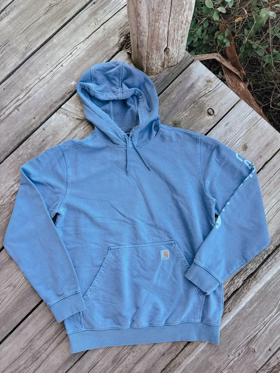 CARHARTT REENGINEERED RELAXED FIT MIDWEIGHT GARMENT DYED GRAPHIC SWEATSHIRT