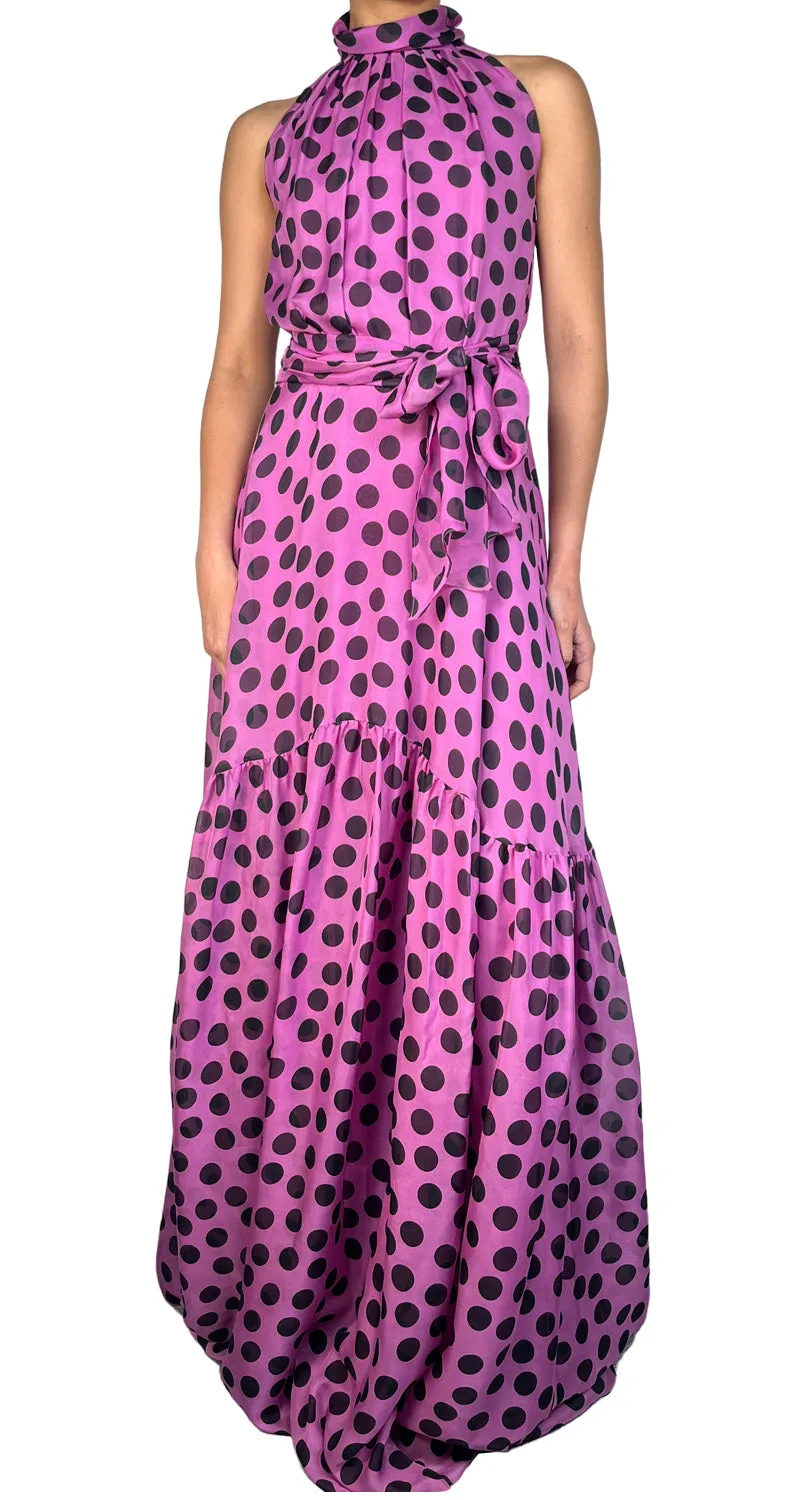 CAROLINA HERRERA Vestido Lunares Seda