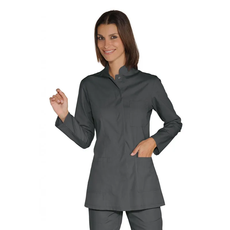 CASACA PORTOFINO GRIS DARK CORCHETES ISACCO  OUTLET TALLA L Y XL
