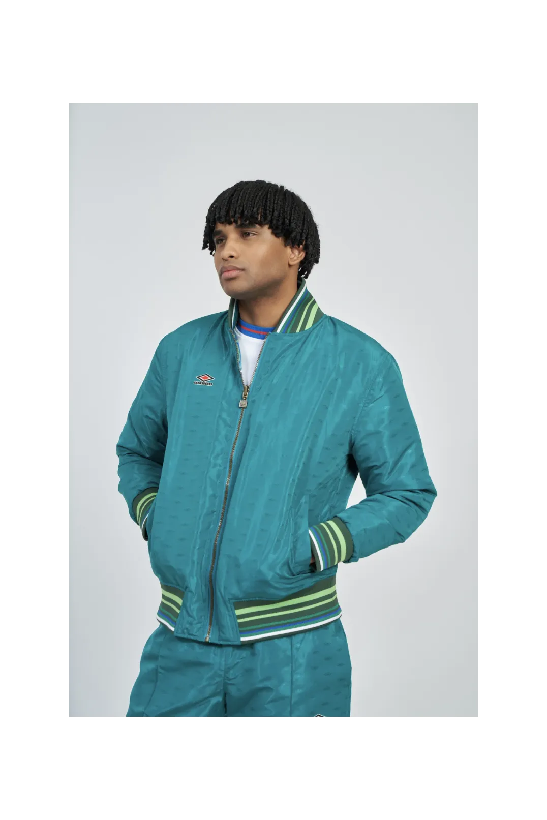 Chaqueta Umbro Reversible Ramsey Quetzal Green / Multi