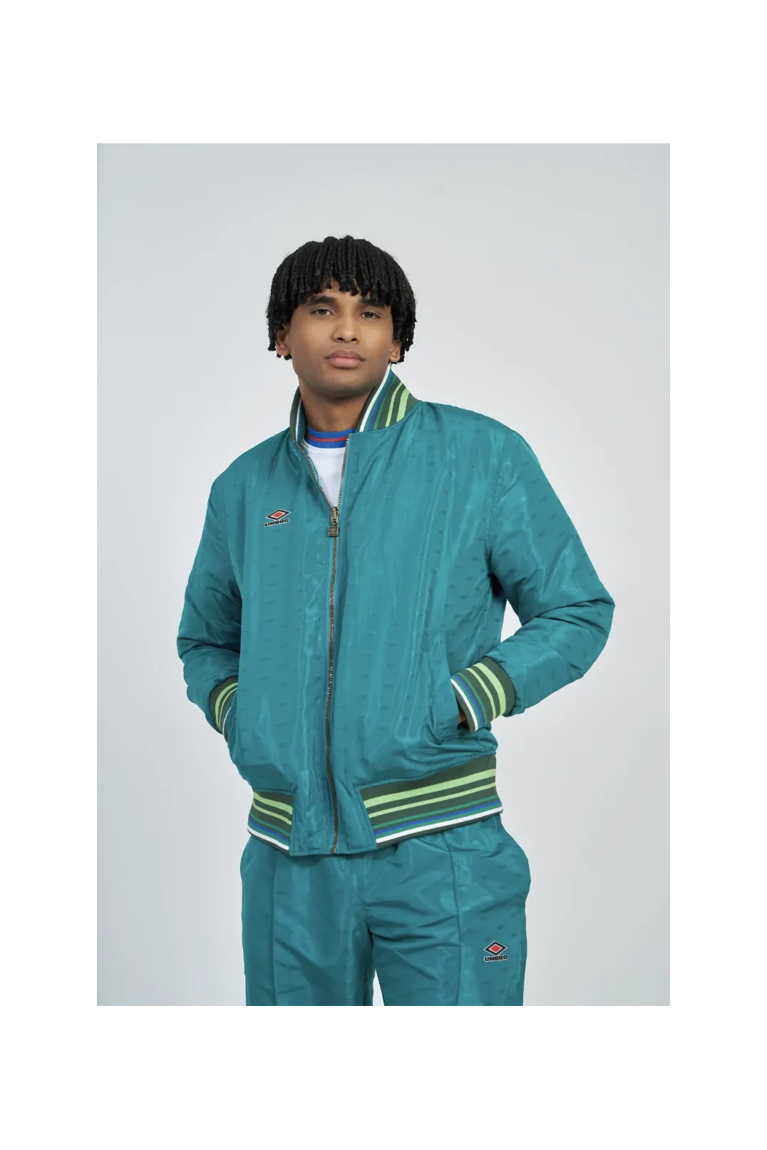 Chaqueta Umbro Reversible Ramsey Quetzal Green / Multi