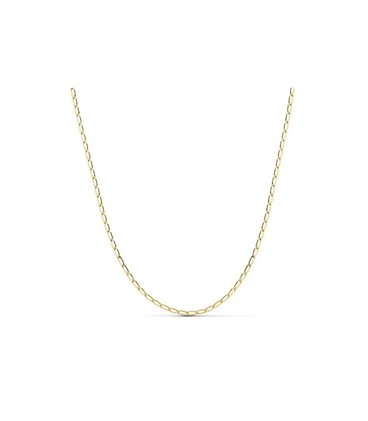 Chaîne Maille Cheval 1.5 mm 18 K 60 cm