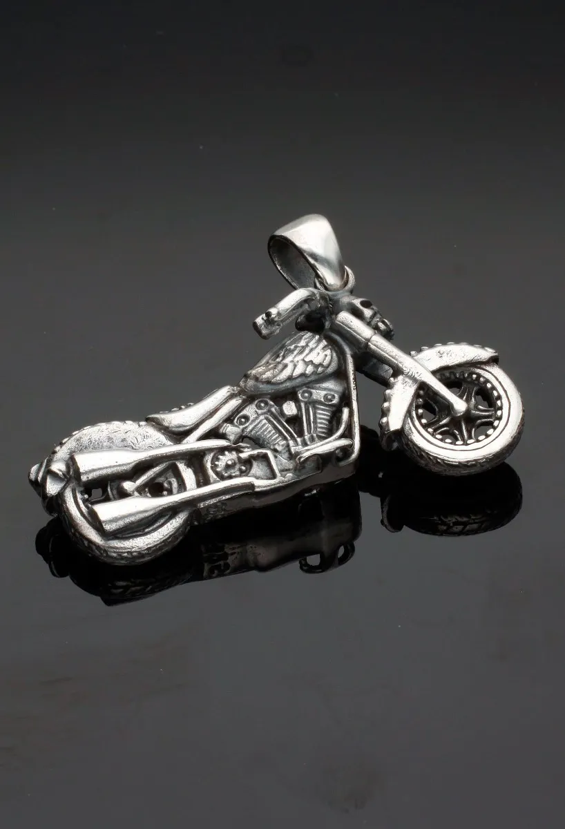 Colgante plata motocicleta del infierno 297_824218