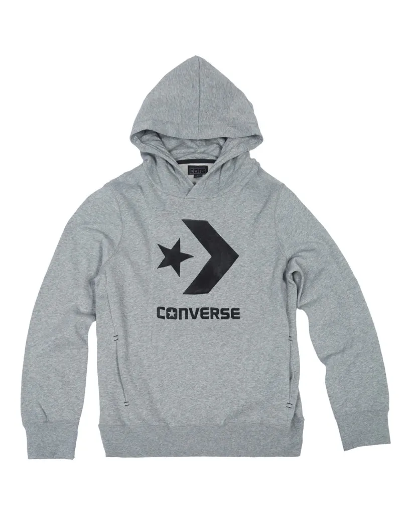 Converse Sudadera Hombre Core Popover (gris)