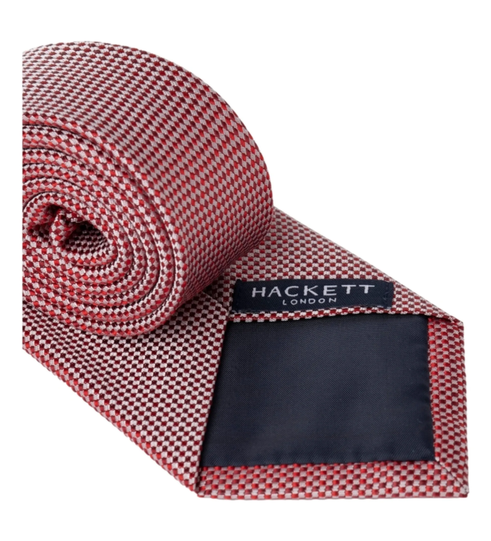 Corbata de seda Tri Colour rojo