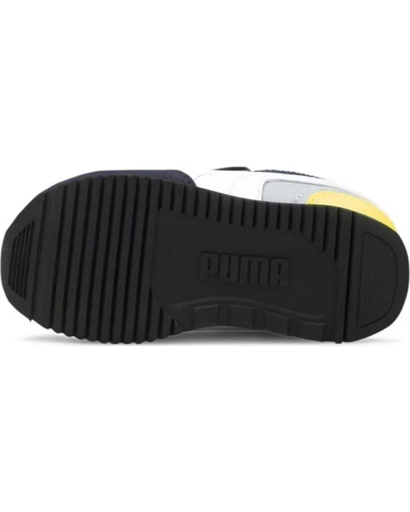 Deportivas de Niña y Niño PUMA R78 AMARILLO
