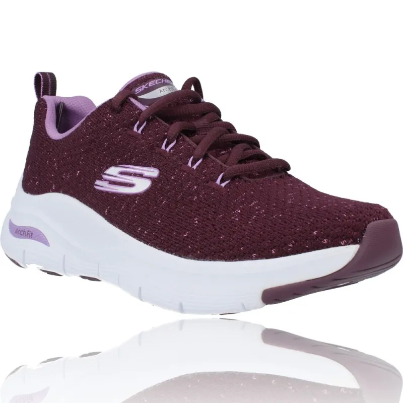 DEPORTIVAS MUJER VEGANAS CASUAL DE SKECHERS 149713 ARCH FIT  GLEE FOR ALL