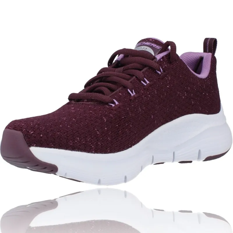 DEPORTIVAS MUJER VEGANAS CASUAL DE SKECHERS 149713 ARCH FIT  GLEE FOR ALL