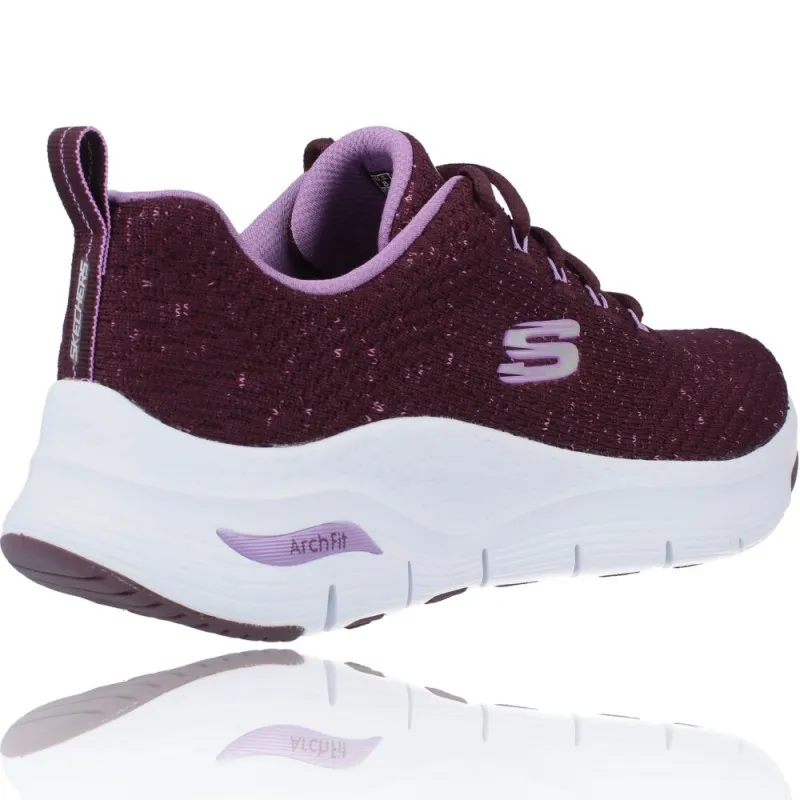 DEPORTIVAS MUJER VEGANAS CASUAL DE SKECHERS 149713 ARCH FIT  GLEE FOR ALL