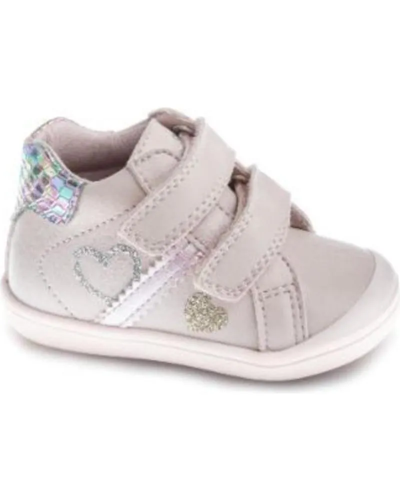 Deportivas PABLOSKY  de Niña BOTETA VELCROS PARA NINA 043975 COLOR ROSA  ROSA PALO
