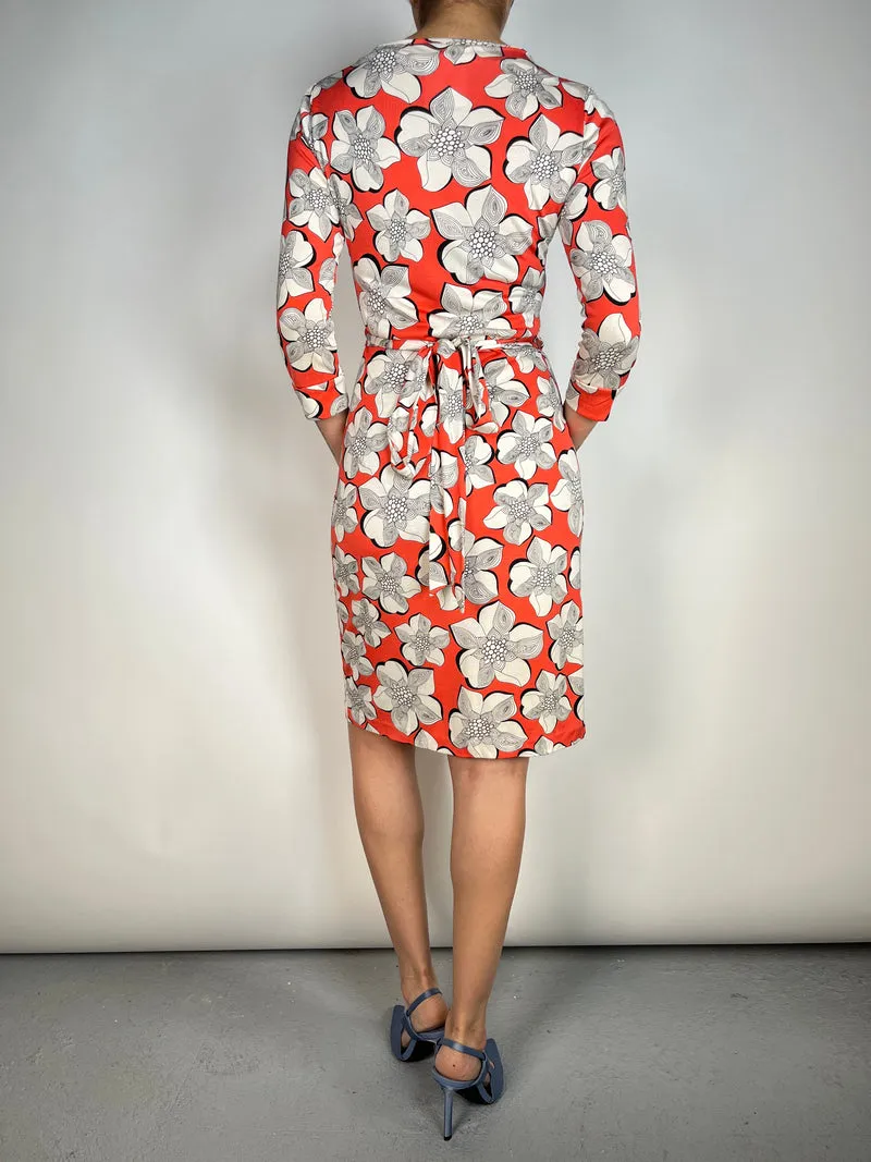 DIANE VON FURSTENBERG Vestido Seda Wrap
