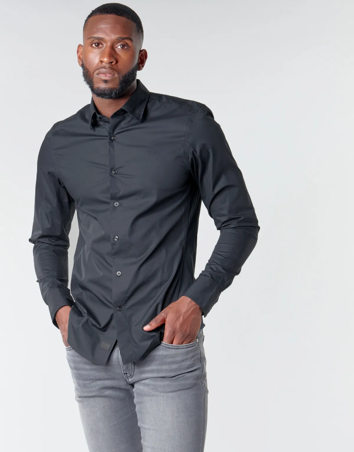 DRESSED SUPER SLIM SHIRT LS