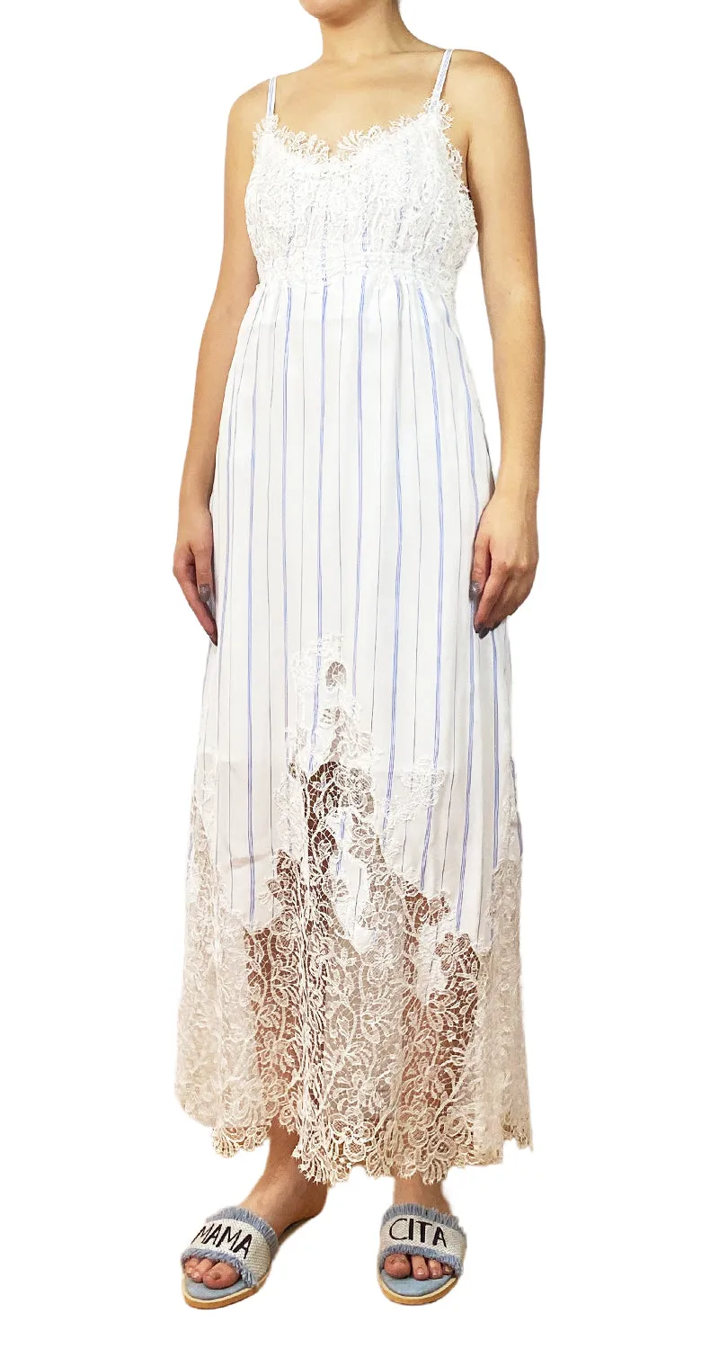 ERMANNO SCERVINO Vestido Seda Rayado