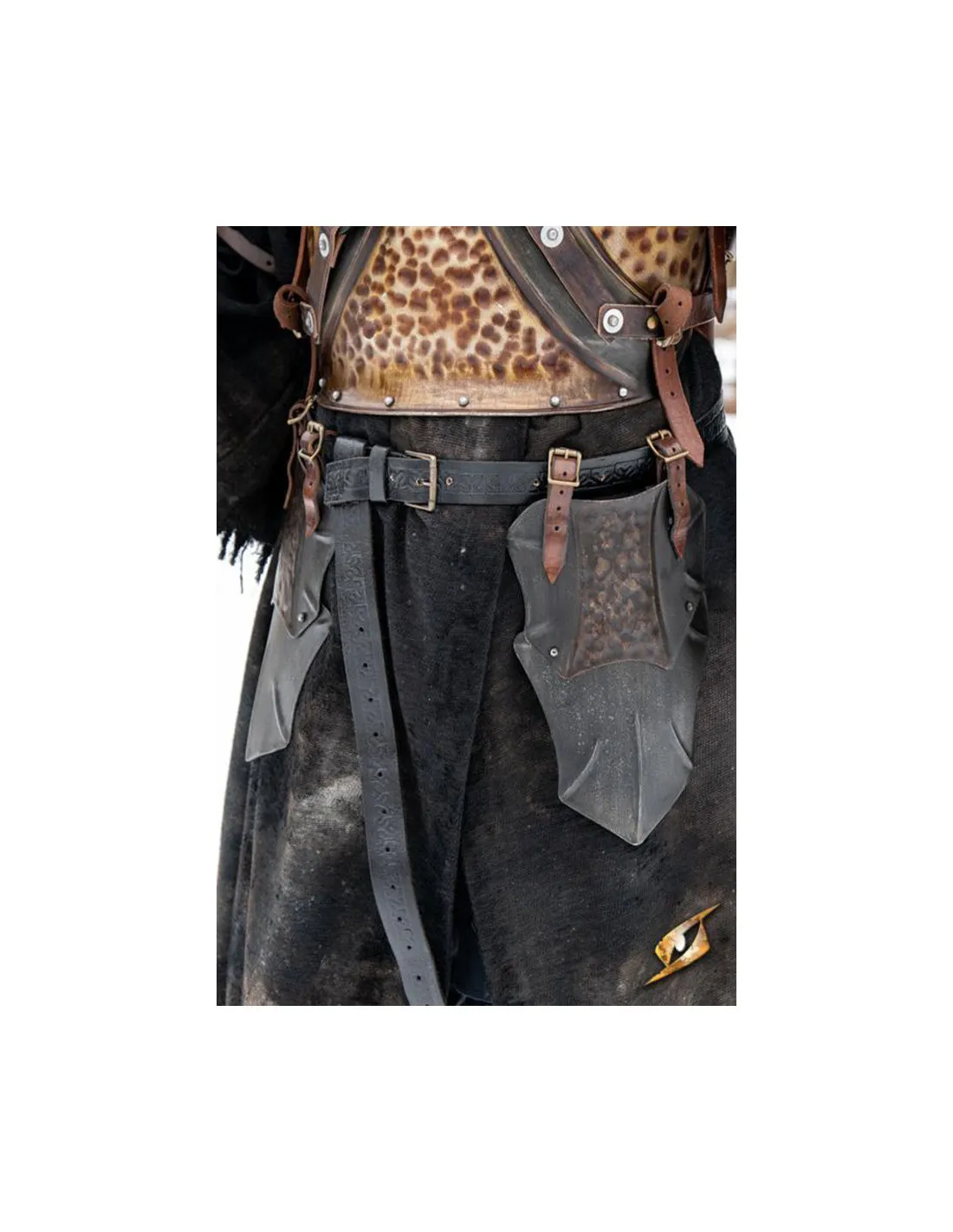 Escarcelas metálicas del Orco Asaltante, LARP