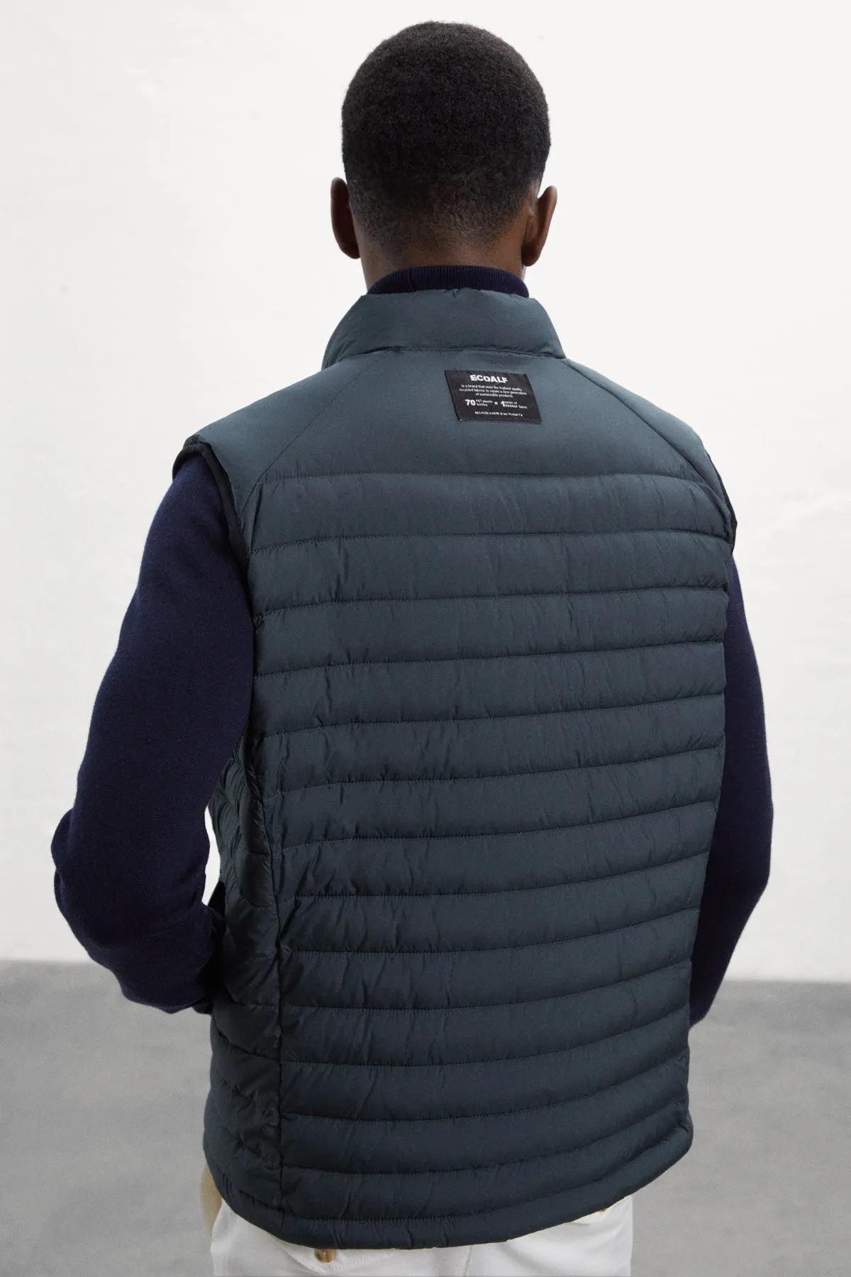 GREEN CARDIFF VEST
