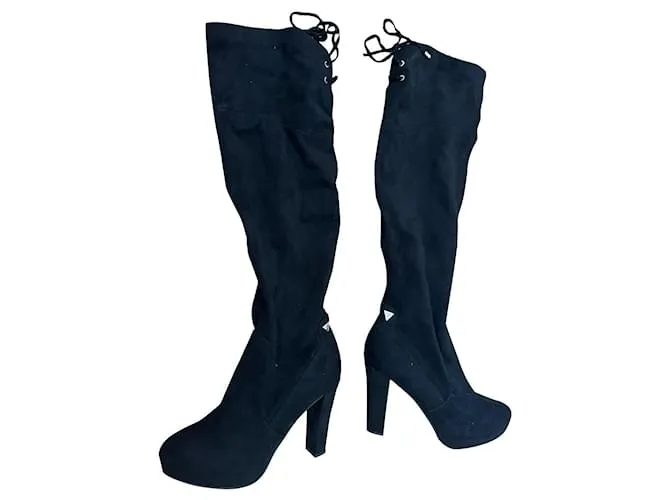 Guess botas Negro 