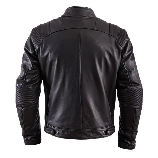 Helstons Trust Leather Plain Black 