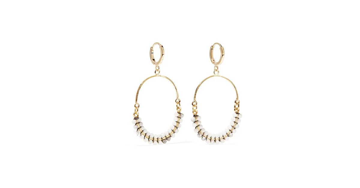 Isabel Marant Aretes Dorado 