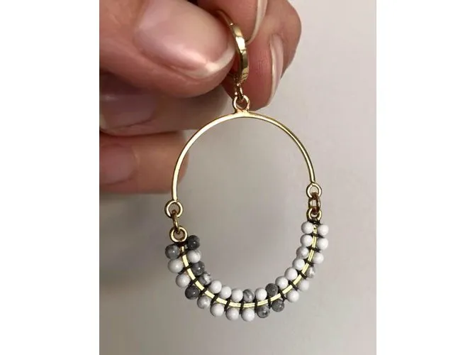 Isabel Marant Aretes Dorado 